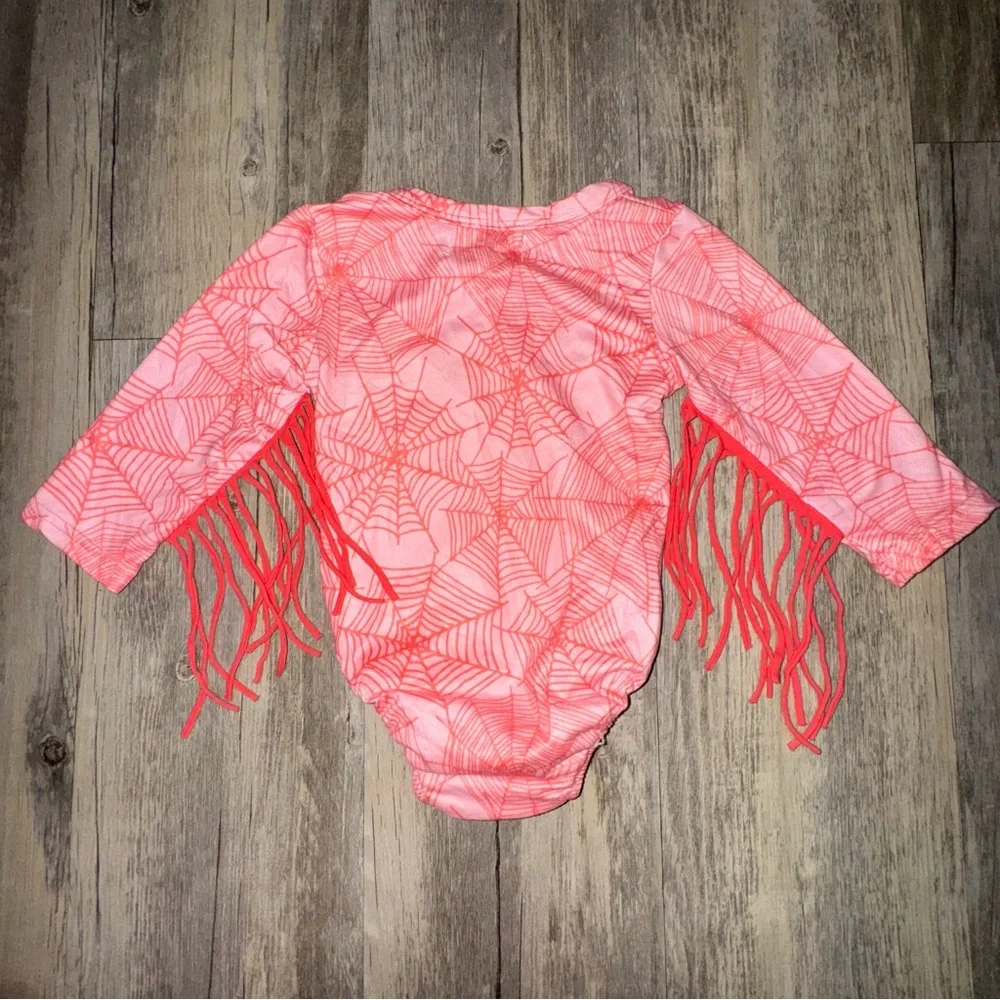 Spider Web Fringe Kids Halloween Costume